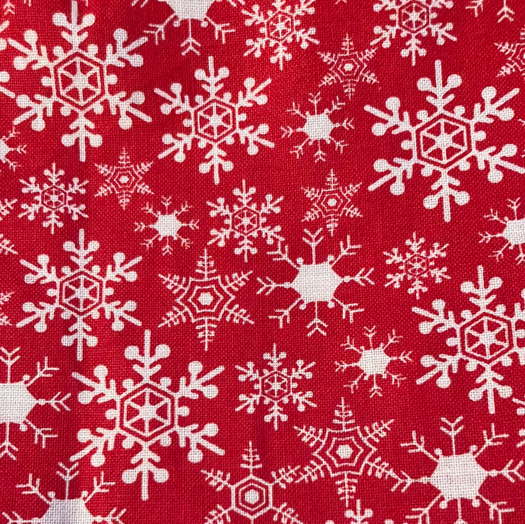 Red snowflakes